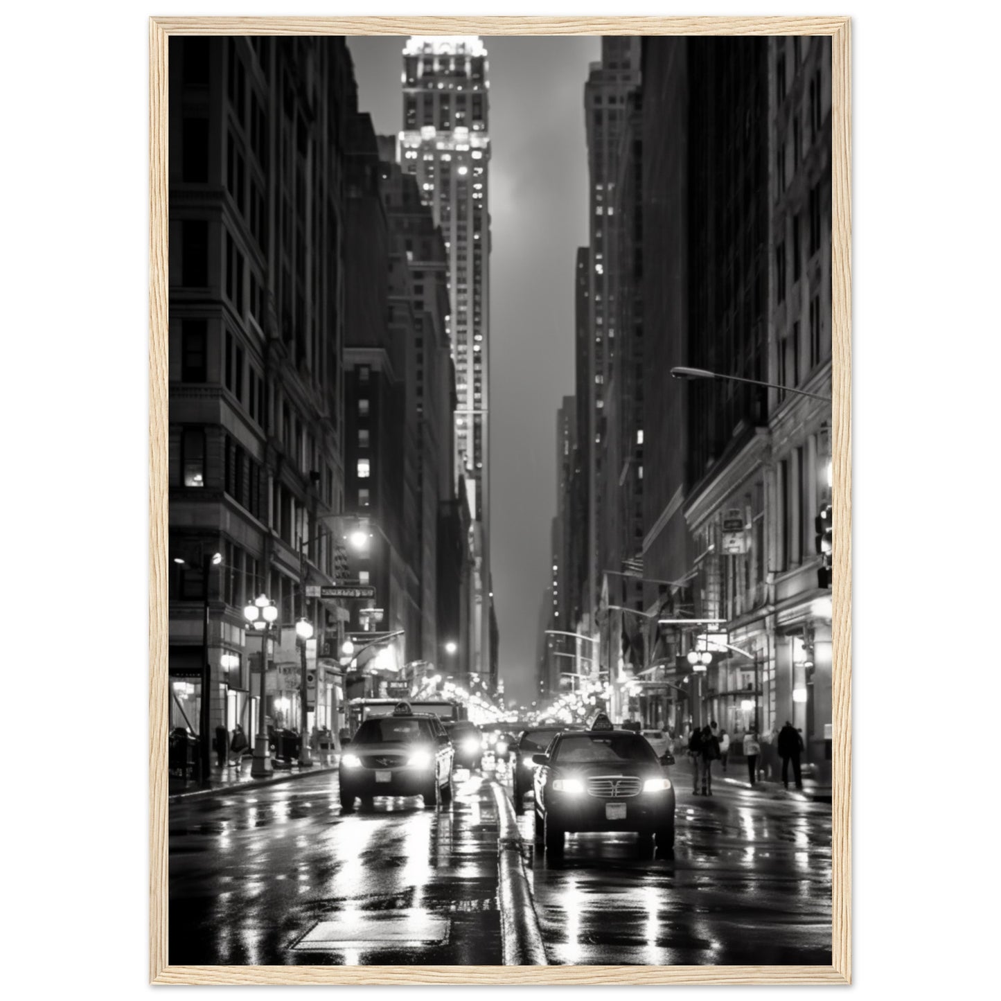 Premium Matte Paper Wooden Framed Poster