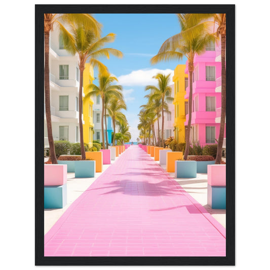 Premium Matte Paper Wooden Framed Poster