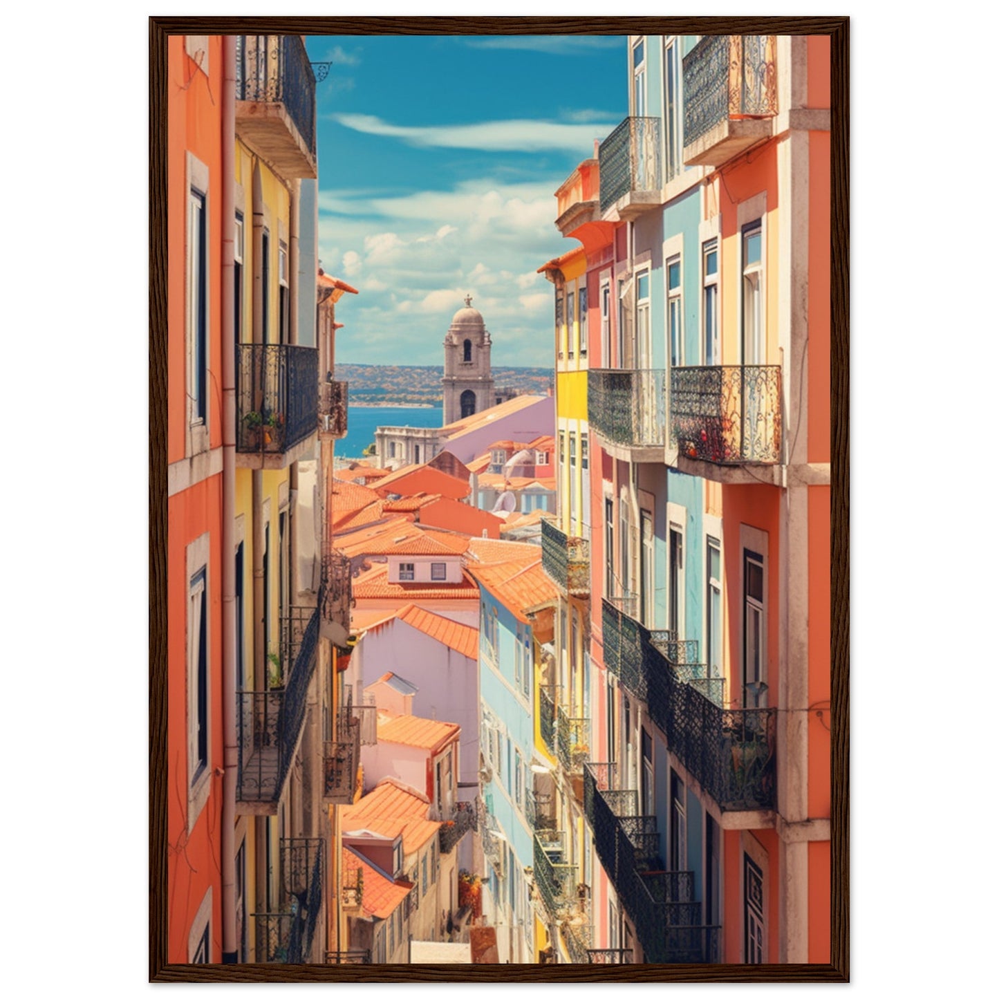 Premium Matte Paper Wooden Framed Poster