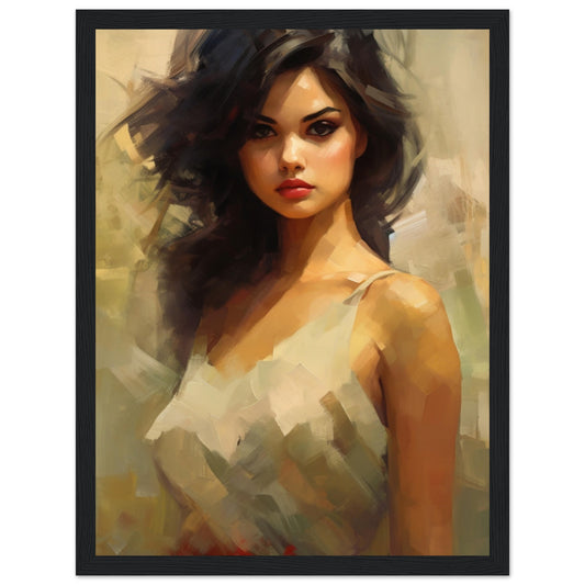 Premium Matte Paper Wooden Framed Poster