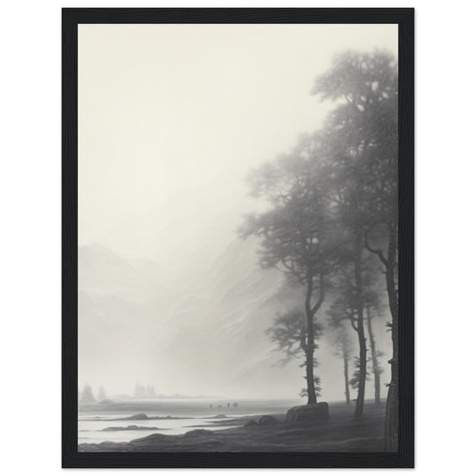 Premium Matte Paper Wooden Framed Poster