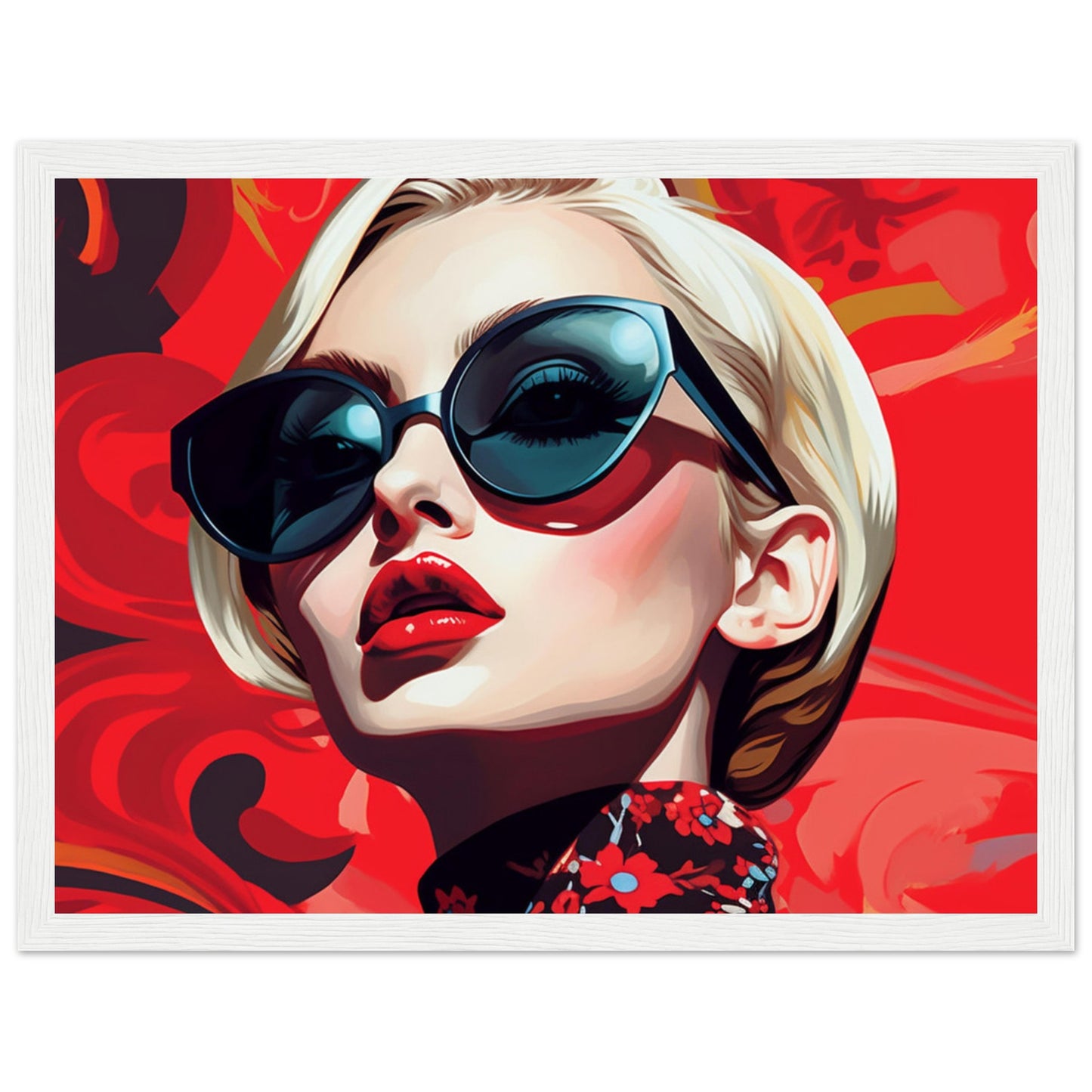 Premium Matte Paper Wooden Framed Poster