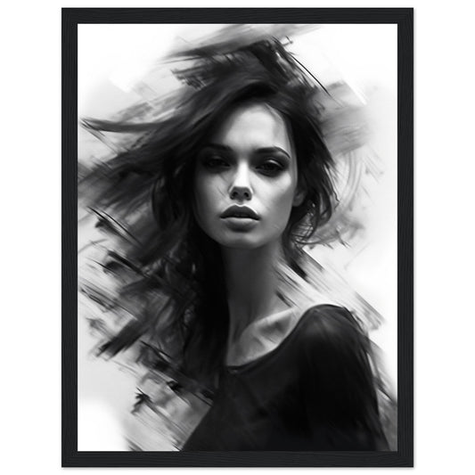 Premium Matte Paper Wooden Framed Poster