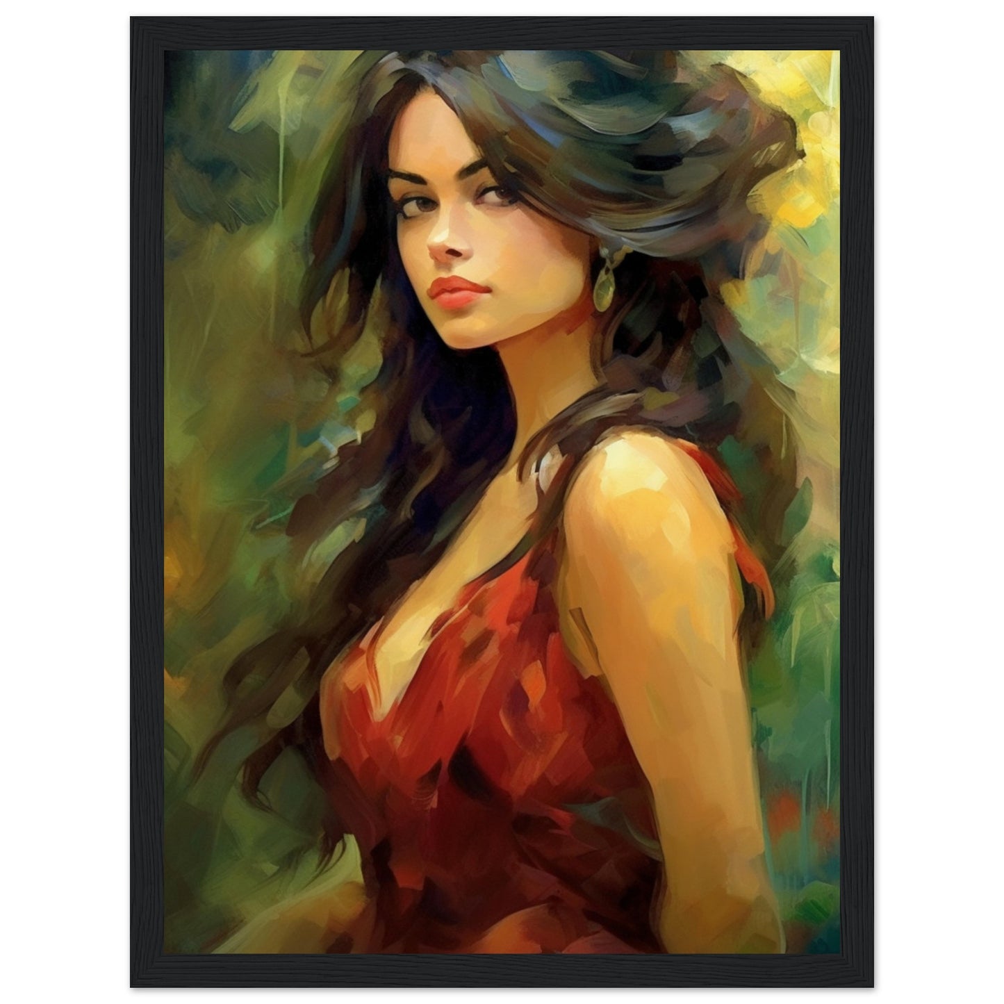 Premium Matte Paper Wooden Framed Poster