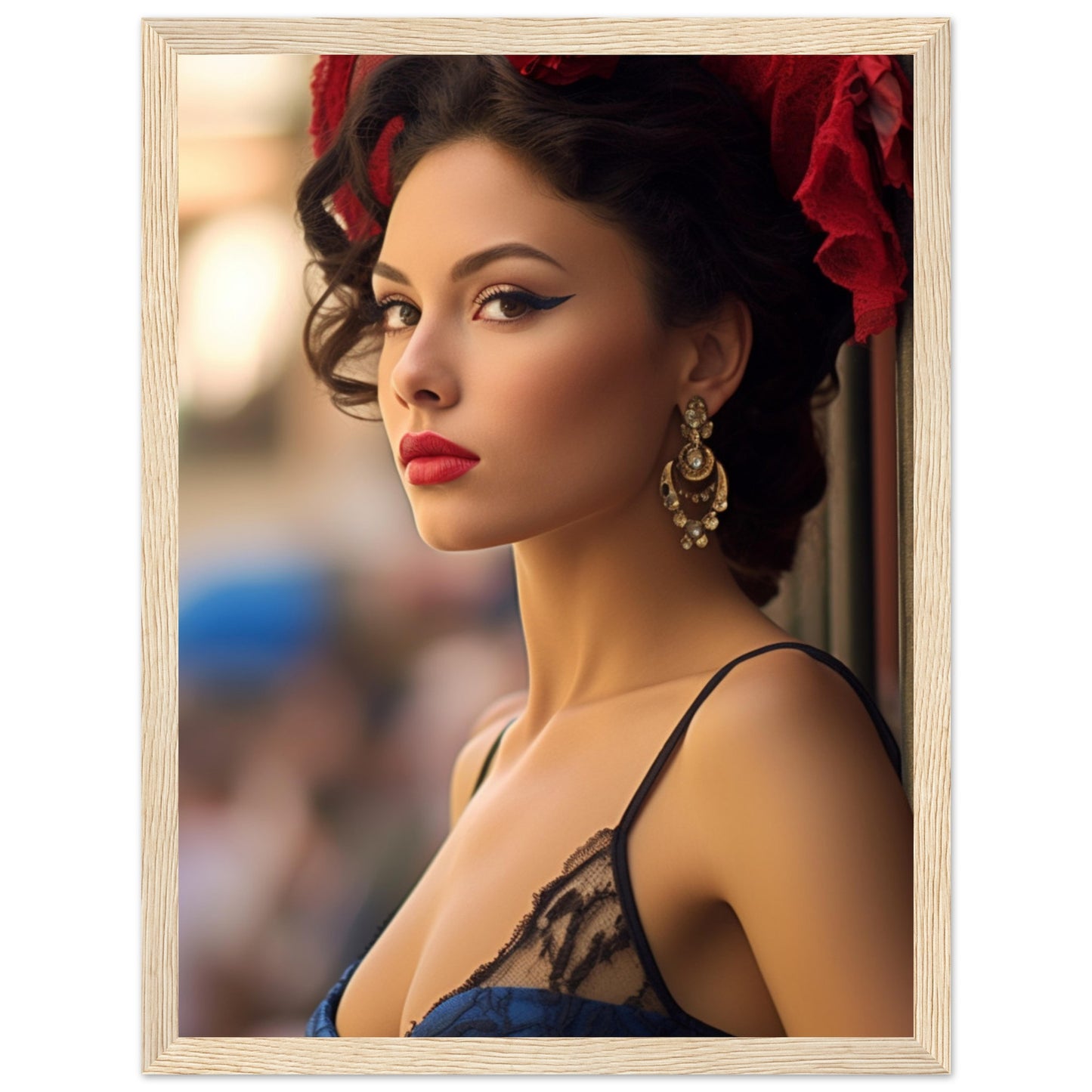 Premium Matte Paper Wooden Framed Poster