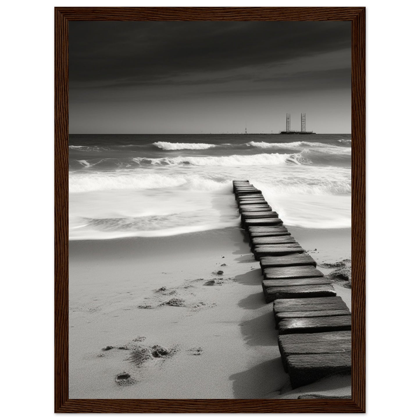 Premium Matte Paper Wooden Framed Poster