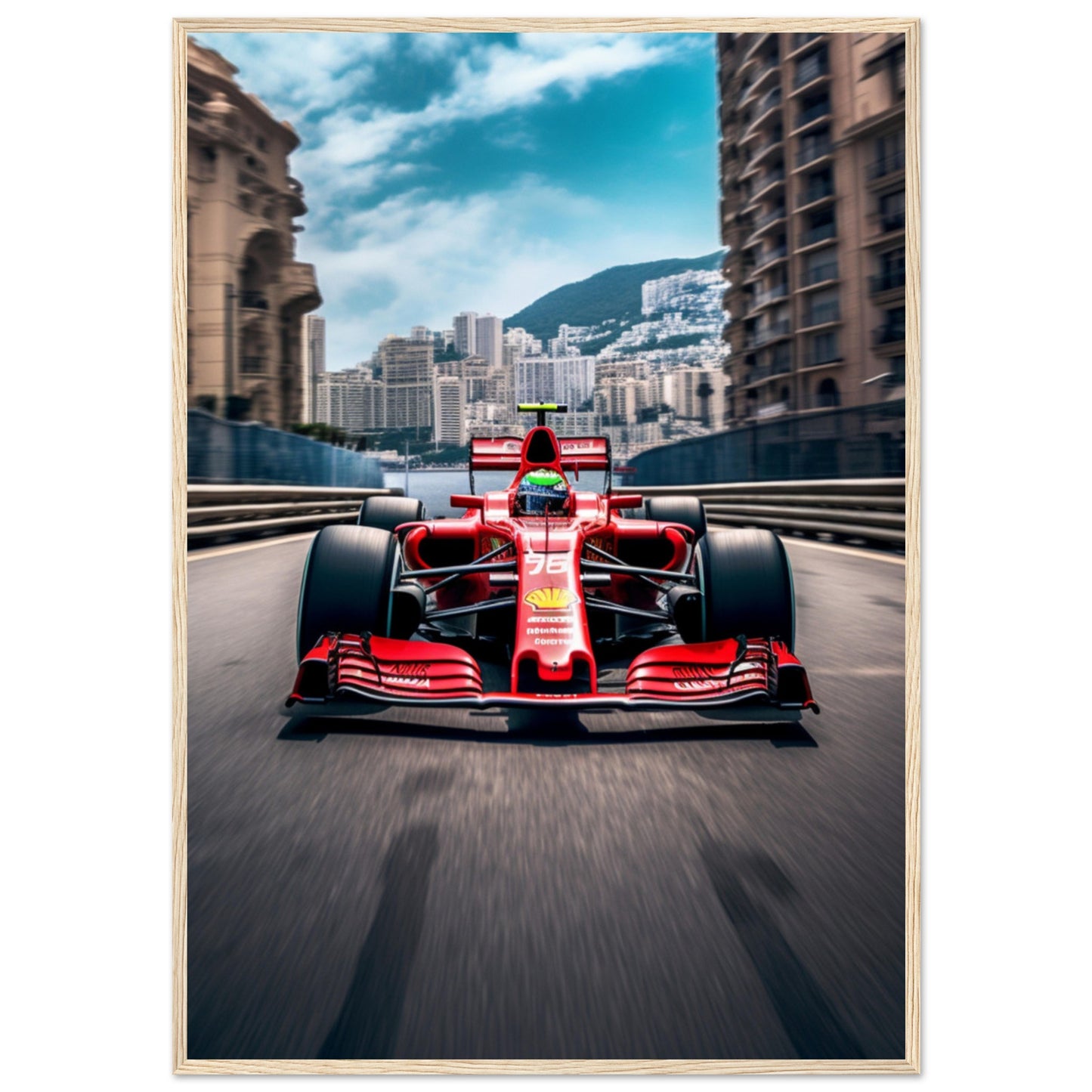 Premium Matte Paper Wooden Framed Poster