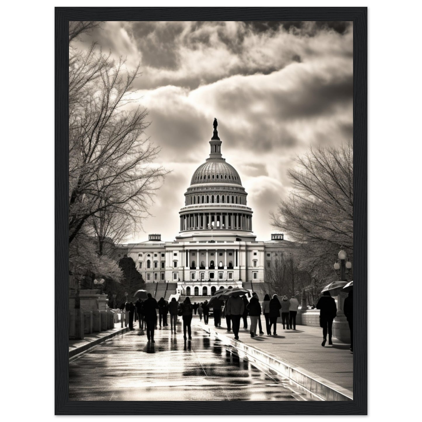 Premium Matte Paper Wooden Framed Poster