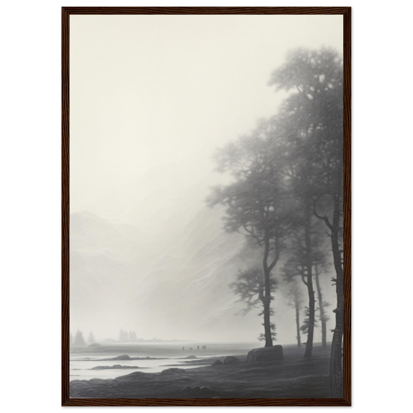 Premium Matte Paper Wooden Framed Poster