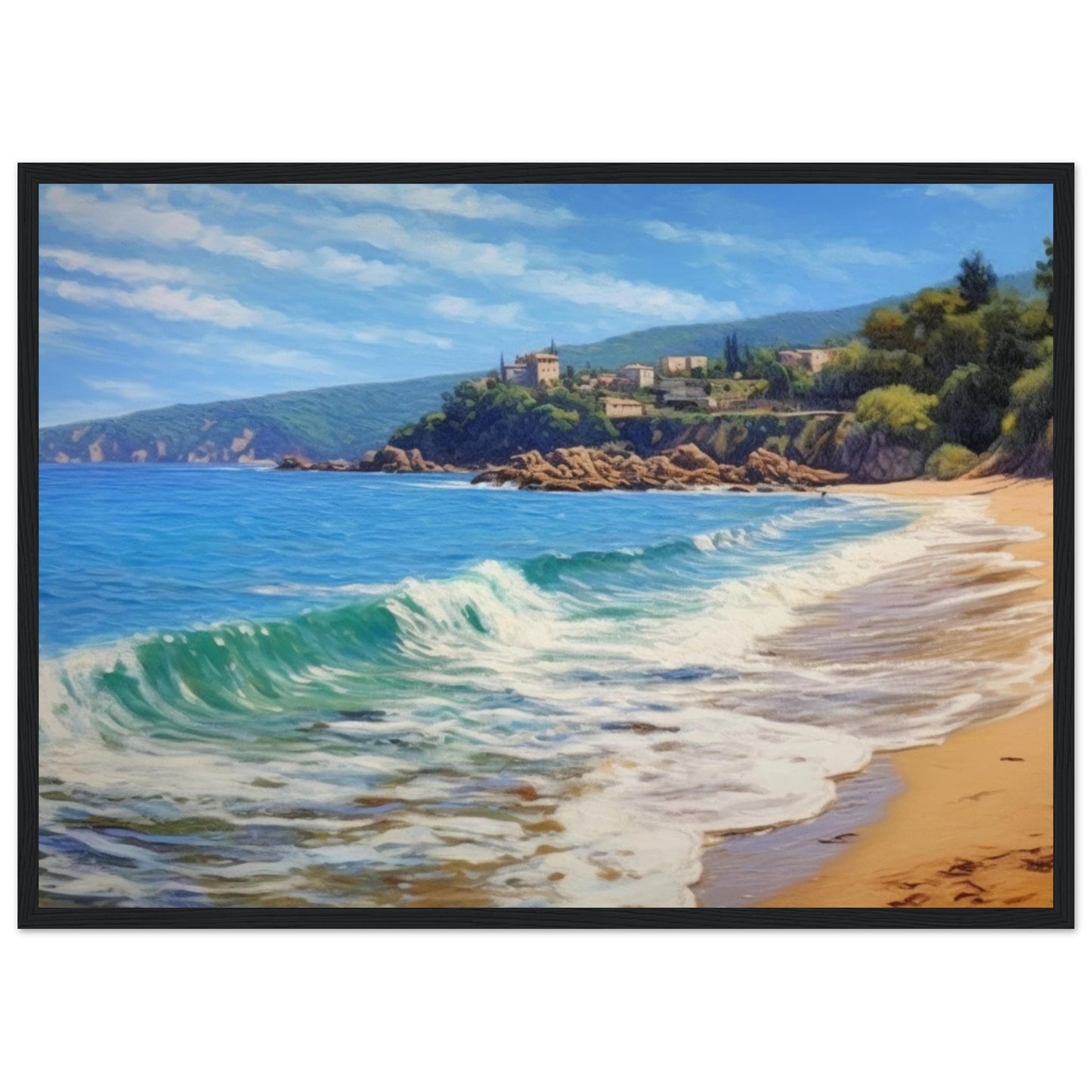 Premium Matte Paper Wooden Framed Poster